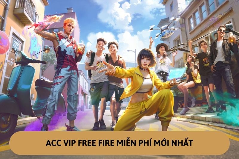 Cho nick Free Fire miễn phí facebook 